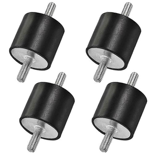 Amortisseurs en caoutchouc M8 - Amortisseurs de vibrations pour compresseurs d'air et moteurs (lot de 4)