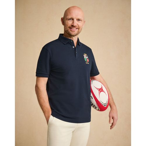 Polo En Piqué The Lions - Bleu Marine Pour Homme Par Charles Tyrwhitt