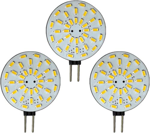 Lot De 3 Ampoules Led G4 À Intensité Variable Avec 2 X Smd 36 W 12 V Ac) Dc 120° (Rond) Pb-Versand Ampoule G4 Lampe Avec Variateur D'intensité