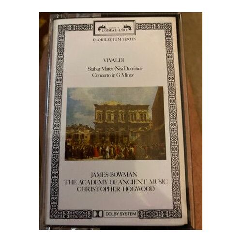 Vivaldi James Bowman (2), The Academy Of Ancient Music – Stabat Mater Nisi Dominus Concerto In G Minor