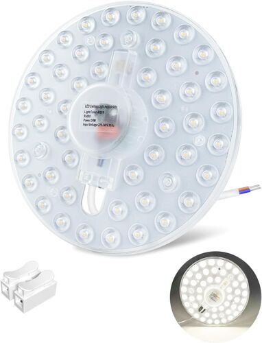 KALANKA-24W Module Anneau LED, avec Support Magnétique Retrofit 4000K Blanc Naturel Kit de Conversion pour Plafonniers et Appliques Murales Remplacement de La Lampe Fluorescente Circulaire