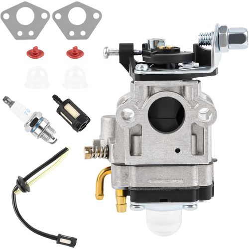 SUBZONAL-Kit de Carburateur Debroussailleuse Kits de Carburateu, Carburateur pour Moteur de Débroussailleuse Bougie D'allumage et Filtre à Essence Carburateur Kit pour Moteur de Débroussailleuse 52cc