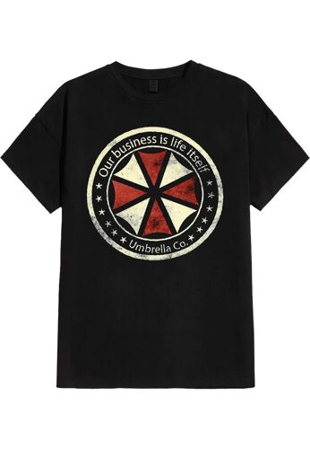 Resident Evil - Umbrella Logo - T-Shirt - Noir - S - 100% Coton,Jersey
