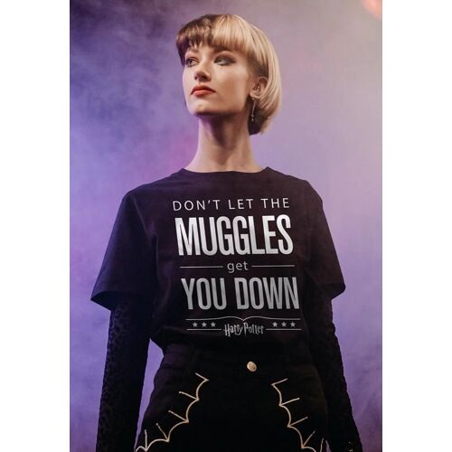 Harry Potter - Muggles - Girly - Noir - Xl - 100% Coton,Jersey