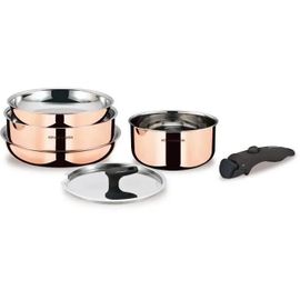 Batterie De Cuisine 6 Pieces - Arthur Martin - Am516gt - 3 Couches Triple Action - Tous Feux Dont Induction