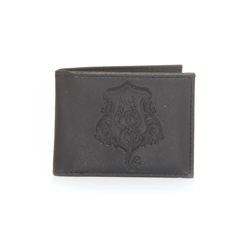 Harry Potter - Black On Black Web Uv Print Bifold - Portefeuilles - Noir - Onesize - 100% Polyester