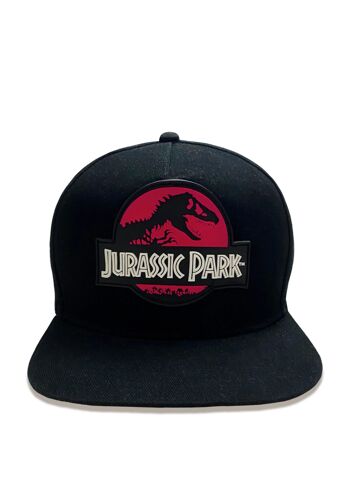 Jurassic Park - Red Logo - Casquette - Noir - Onesize - 100% Coton,Coton