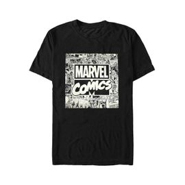 Marvel Comics - Marvel Logo - T-Shirt - Noir - S - 100% Coton,Jersey