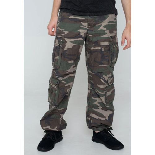 Surplus - Airborne Vintage Woodland - Pantalons - Camouflage - Xl - 100% Coton