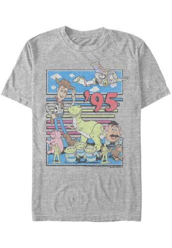 Toy Story - Fast Toys Heather Grey - T-Shirt - gris - S - 90 % coton, 10 % polyester,Jersey