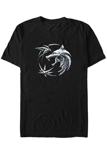 The Witcher - Emblem - T-Shirt - Noir - M - 100% Coton,Jersey