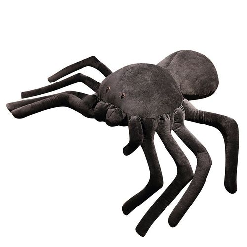 Araignée Peluche Réaliste pour Halloween - Jouet Effrayant à Traîner, Décoration de Fête
