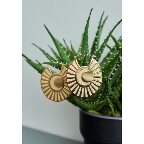 Wildcat - Moonshine Gold - Boucles D'oreilles - Jaune - Onesize - Acier Inoxydable