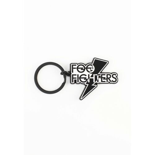 Foo Fighters - Flash Logo - Porte Clefs - Noir - Onesize - Métal,Métal