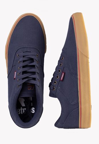 Etnies - Blitz Navy/Gum - Chaussures - Bleu - Eu 42 - Textile/Textile/Caoutchouc,Toile