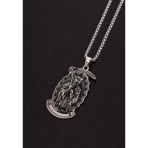 Easure - Reaper - Collier - Gris - Onesize - Acier 316l,Métal