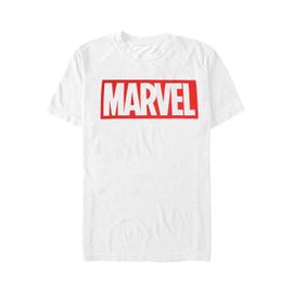 Marvel Comics - Simple Logo White - T-Shirt - Blanc - Xxl - 100% Coton,Jersey