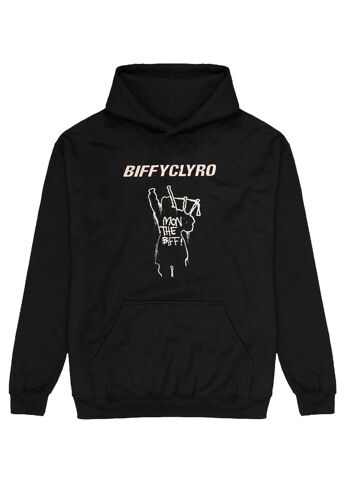 Biffy Clyro - Mon The Biff - Hoodie - Noir - Xxl - 50% Coton, 50% Polyester,Transpirer