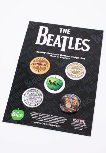 The Beatles - Sgt Pepper - Badge - Noir - Onesize - Métal