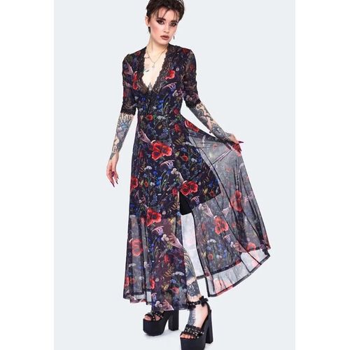 Jawbreaker - Night Meadow Maxi Multi - Robe - Multicolore - Xs - 95 % Polyester, 5 % Élasthanne,Engrener