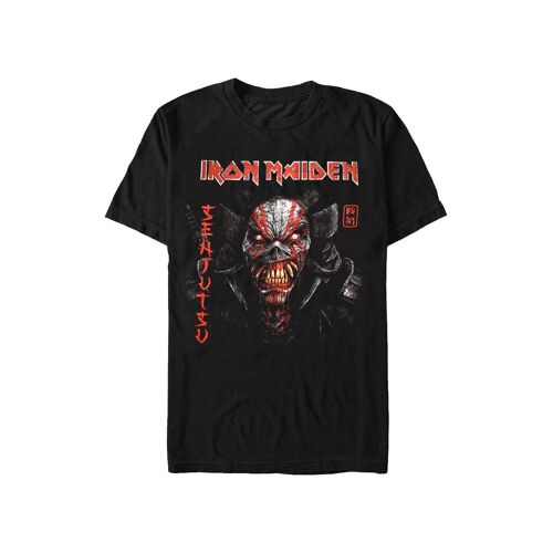 Iron Maiden - Senjutsu Black Cover Vertical Logo - T-Shirt - Noir - Xl - 100% Coton,Jersey