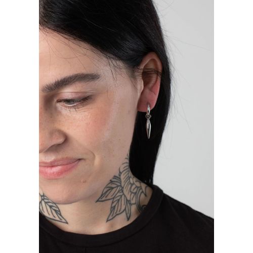 Wildcat - Little Bullet Silver - Boucles D'oreilles - Gris - Onesize - Acier 316l,Métal