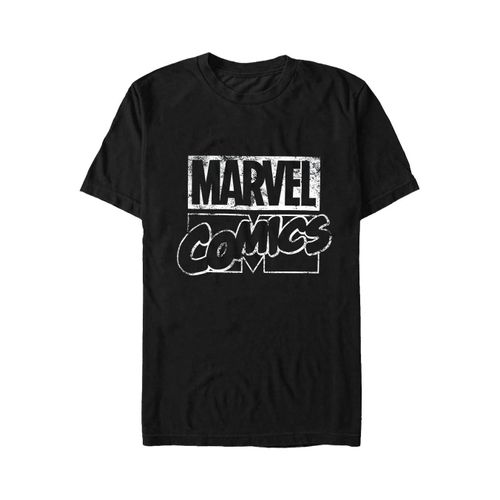 Marvel Comics - Comics Logo - T-Shirt - Noir - L - 100% Coton,Jersey