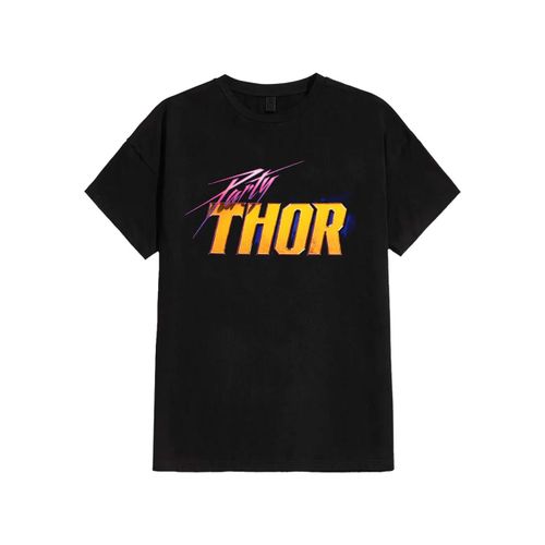 Marvel Comics - What If...? Thor - T-Shirt - Noir - L - 100% Coton,Jersey