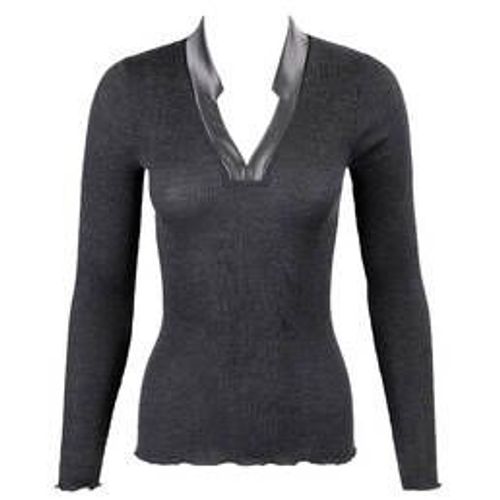 Oscalito Pull Col V En Laine Et Soie Cortina