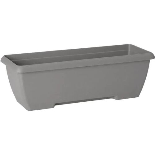 Jardiniere - Garden Id Teramo - Noir 60 Cm - Solidité - Réserve D'eau Intégrée - Recyclé & 100% Recyclable - Volume Pour Plantes