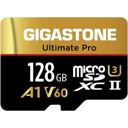 [5 Ans Récupération De Données Gratuite] Uhs-Ii V60 Carte Mémoire 128 Go, Ultimate Pro, Vitesse Jusqu'À 280/100 Mo/S, Pour Gopro, Dji, one, 4K Video A1 U3 C10 Microsdxc Avec Adap[Camera2890]