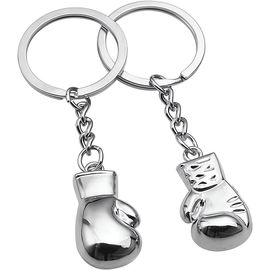 Tysq-2 Pièces Porte-Clés Gant Miniature Mixte, Homme Femme Pendentif Fantaisie Gant De Boxe Équipement De Gym Pour Hommes Clé Cercle De Boxe Charme