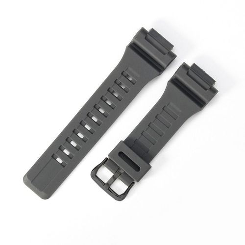 Bracelet De Montre En Silicone Compatible Avec Casio Aq-S810w Sgw-300h (Trt110, Aeq-110) Gris