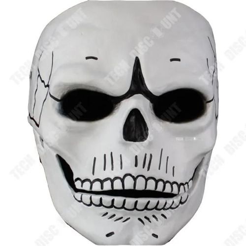 Masque Décoratif - Td® - Crâne Squelette - Résine Haute Qualité - Taille Ajustable - Accessoire Cosplay