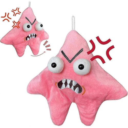 SBSG étoile de mer grincheuse,pendentif en peluche étoile de mer rose kicking,jouet drôle d'usurpation pour sacs à dos,ornement de poupée interactif,pendentif de cartable mignon,porte-clés
