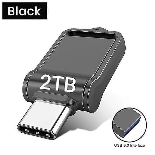 Métal USB 3.0 2 To Clé USB Port USB C Rapide 1 To U Disk Mini Clé USB étanche 2 To Memory Stick pour téléphone PC MacBook21618
