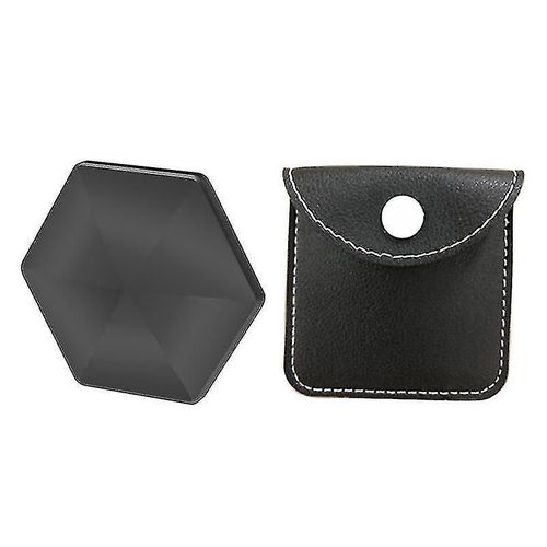Hexagone noir Flipo Flip Bureau Jouet Rotation Cinétique Spinner Fidget Pour Soulagement du Stress