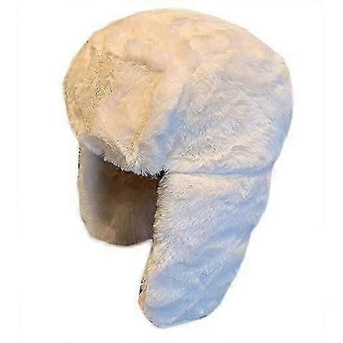 Femmes Trapper Hat Fausse Fourrure Chapeaux D'hiver Chapeau Russe Avec Boucle Ski Cyclisme Oreille Flap Fluffy