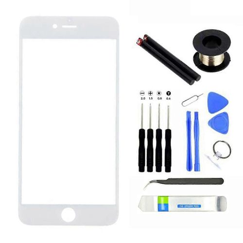 1 Ensemble D'outil De Réparation Professionnel De Remplacement D'écran Tactile Avec Kit De Réparation D'écran En Verre Avant Adhésif Oca Pour Iphone 6 / 6s / 6 Plus / 6s Plus