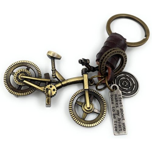 Kal-Porte-Clés Bicycle Bmx Trial Métal Bronze