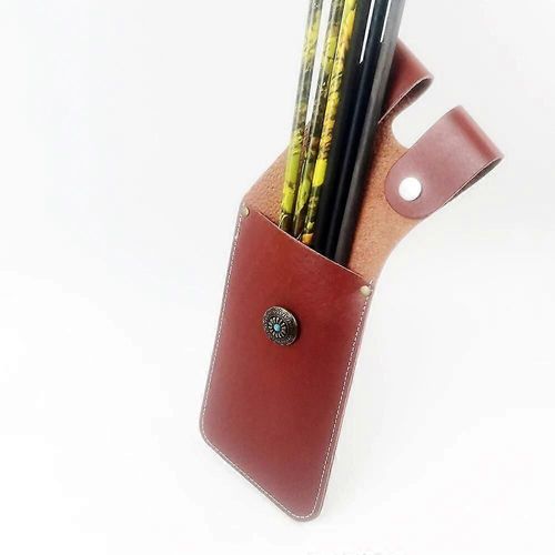 Peau De Porc En Cuir Arrow Quiver Reverse Hold Archery Quiver Bag