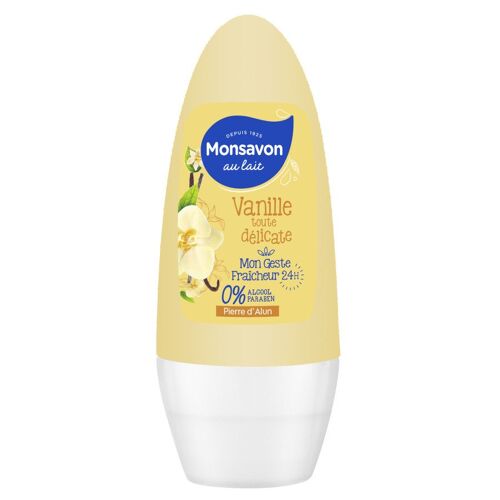 Pack De 3 - Monsavon Deo Bille Vanille 50 Ml 