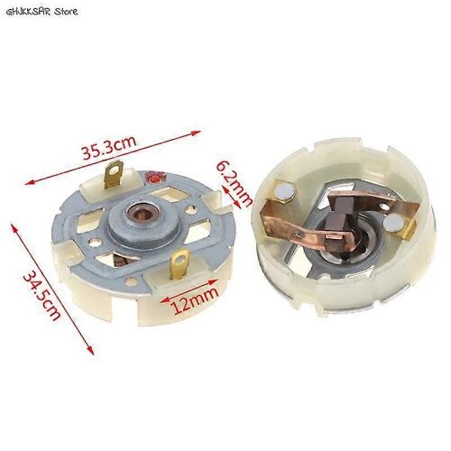 chaud 1pc / 2pcs RS550 moteur avec brosse de cuivre charge perceuse tournevis électrique porte-brosse