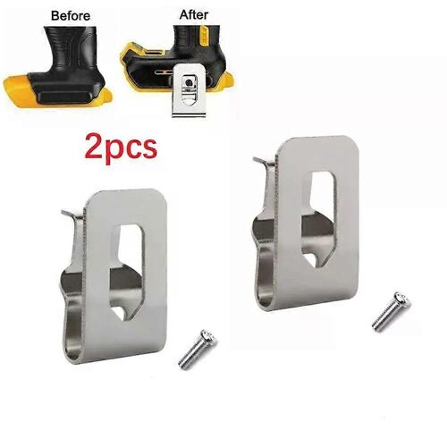 2pcs perceuse électrique ceinture clip crochets pour perceuse deWalt 18V 20V perceuse N268241 N169778 DCD980 marteau clé à chocs accessoires