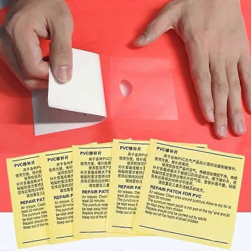 imperméable transparent autocollant autocollant tissu patchs tente extérieure ruban de réparation jouets gonflables piscine flotteur air lit patch kit