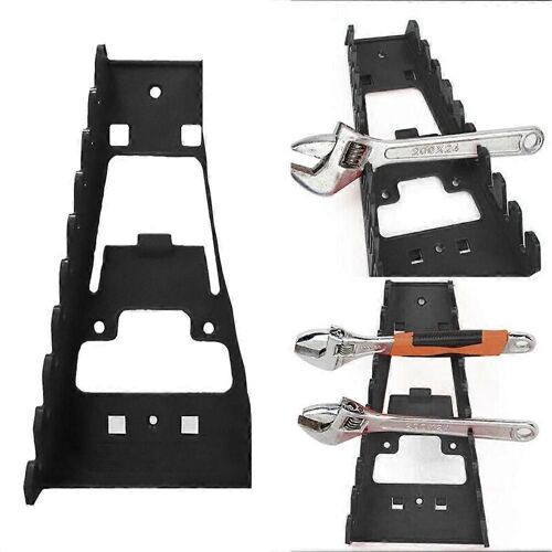 Clé à molette multi-fentes Clé Organisateur Porte-trieur Crochet à outils en plastique multifonctionnel pour panneau perforé Pour la plupart des types de clés