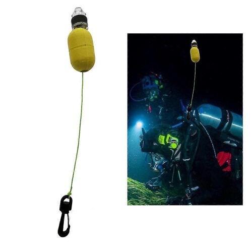 300 Heures De Plongée De Nuit Bouteille Flotteur Led Lampe De Poche Plongée Sous-Marine Eau Activée Sécurité Clip-On Stroboscopes Plongée Sinal Beacon