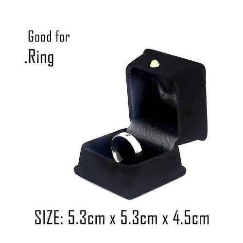 16 Style Belle Mignon Emballage Cadeau Boîte À Bijoux Bibelot Velours Anneau Boucle D'oreille Collier Mariage Stockage Présentoir Porte En Gros
