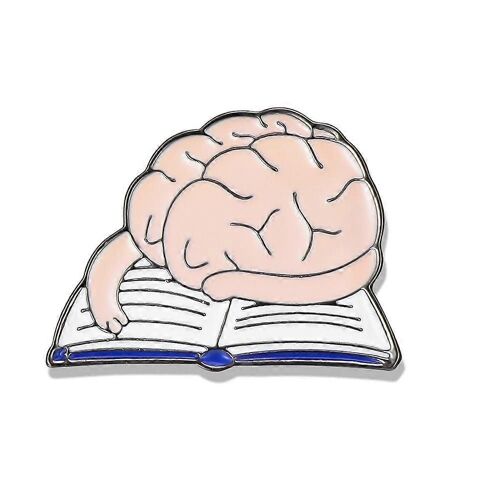 Hanreshe Émail Barin Broche Broche Anatomie Médicale Neurologie Cerveau Bijoux Revers Sac À Dos Badge Cadeaux Pour Médecin Infirmière