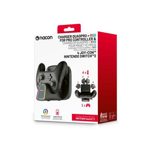 Support De Chargement Pour 2 Paires De Joy-Con Et Une Manette Switch Pro Pour La Nintendo Switch 2